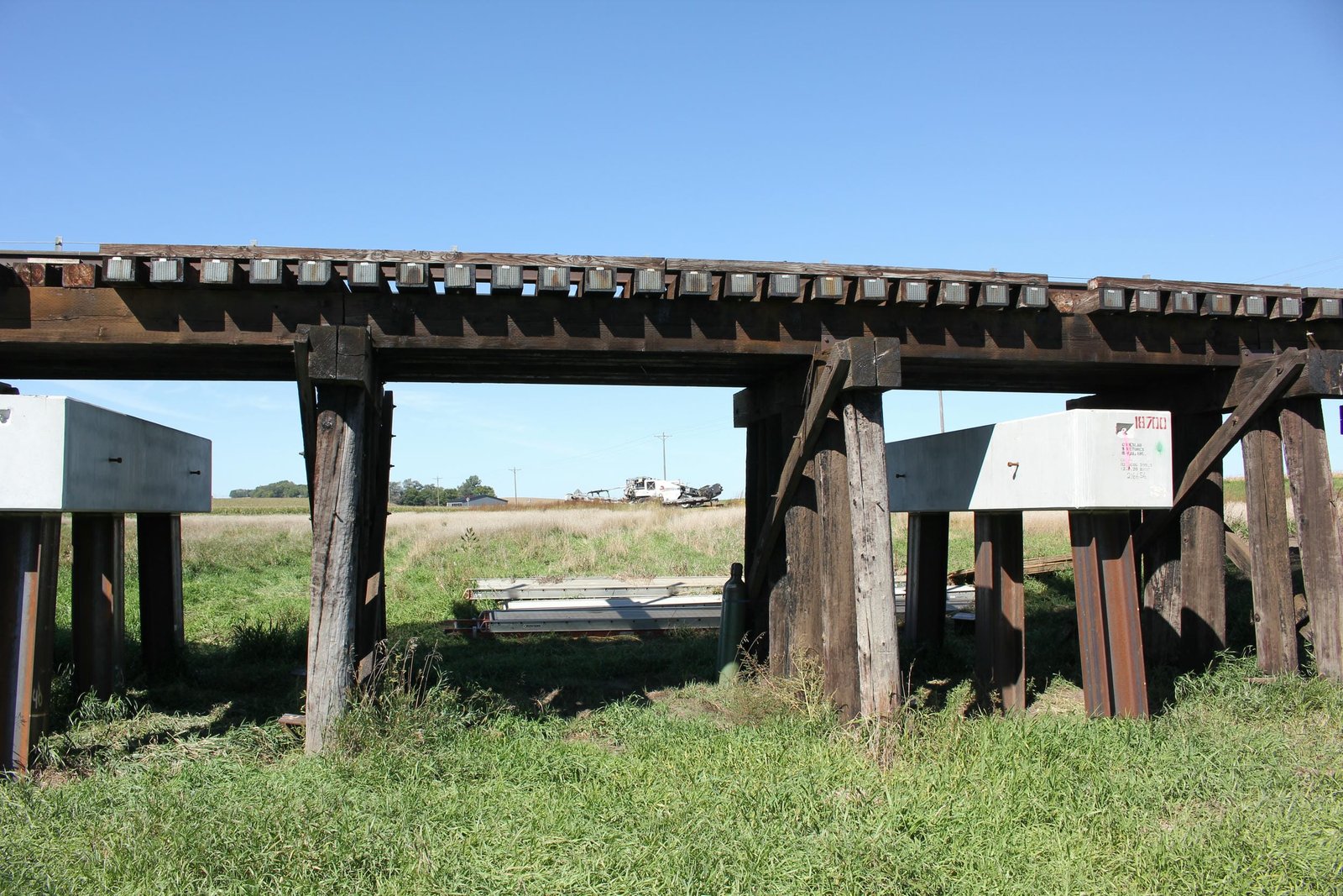 Typical bents on north trestle